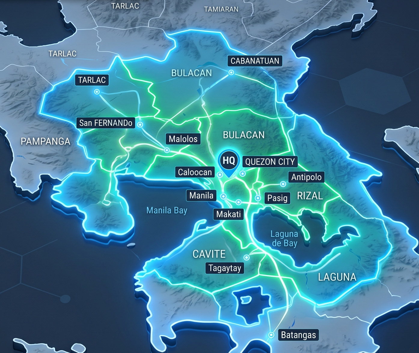 Luzon Coverage Map